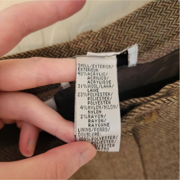 Evan Picone Wool Trousers - Picture 3 of 10